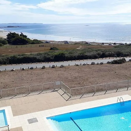 Appartamento Beau T2 face à l ocean vue exceptionnelle Guidel Esterno foto